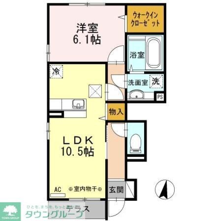 ドエルピアAの物件間取画像